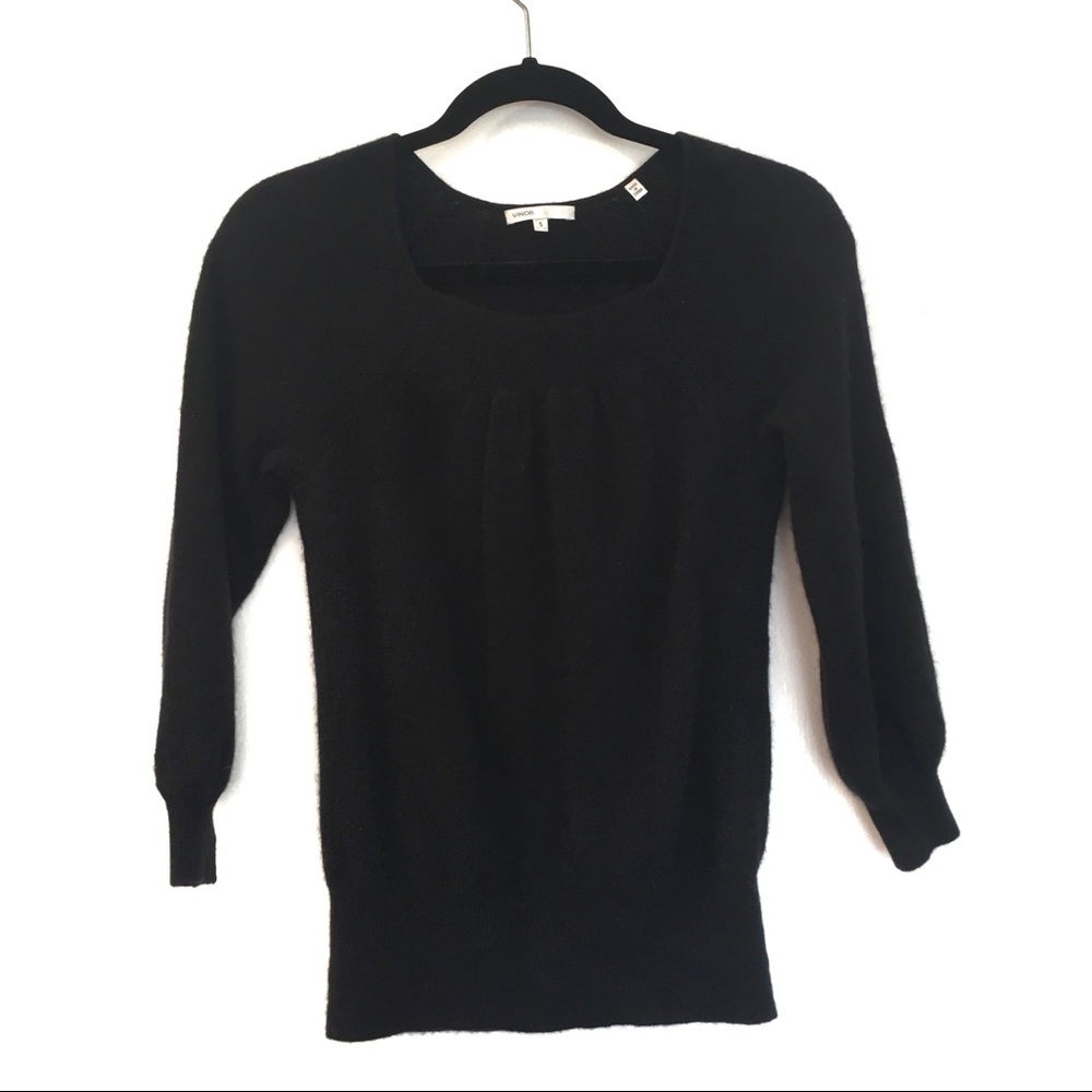 [VINCE.] Super Soft Black Pullover Sweater Size S